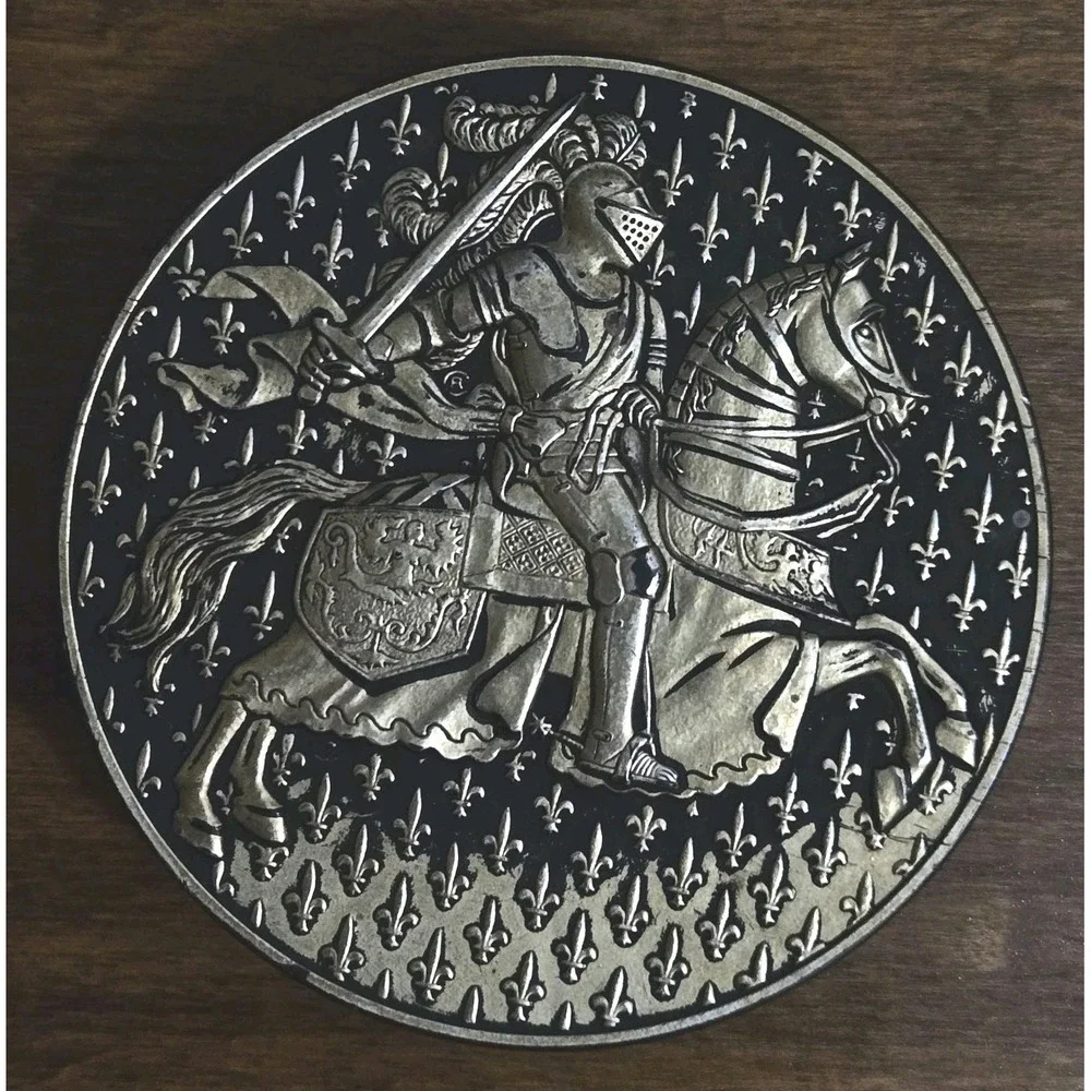 Knight on Horse Tape Dispenser Scotch 3.5